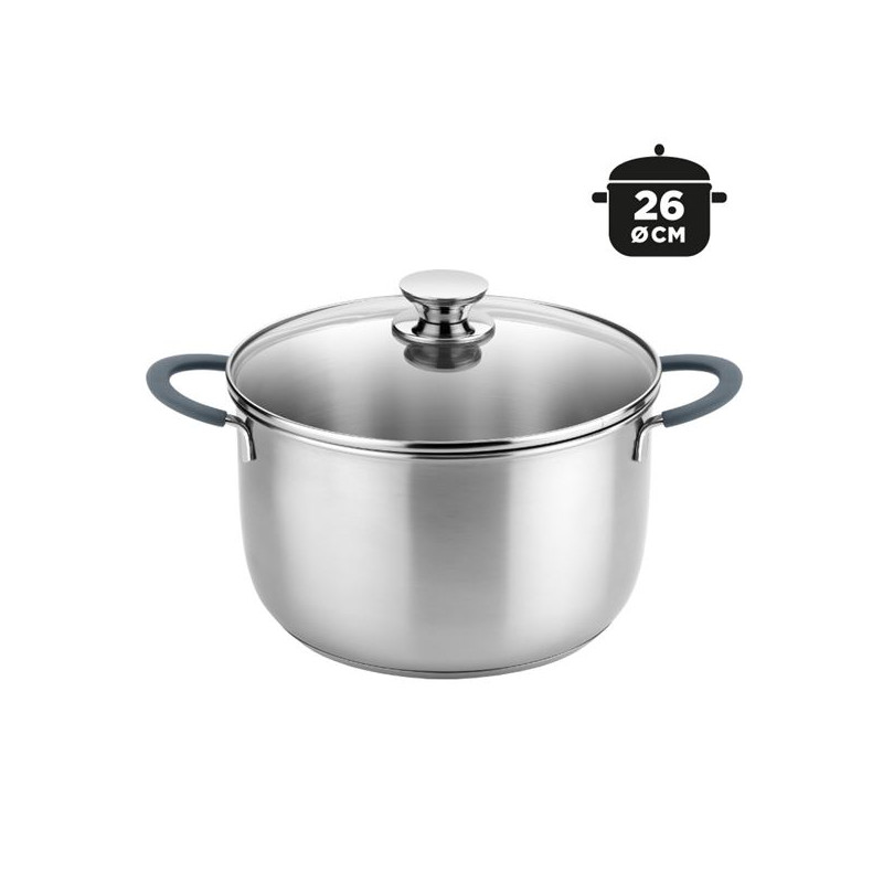Monix Classica - Olla a presión tradicional de 8 litros, acero inoxidable,  24 cm, color gris : Monix: : Hogar y cocina
