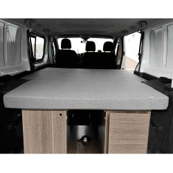 Cama furgoneta NV200 y colchón plegable