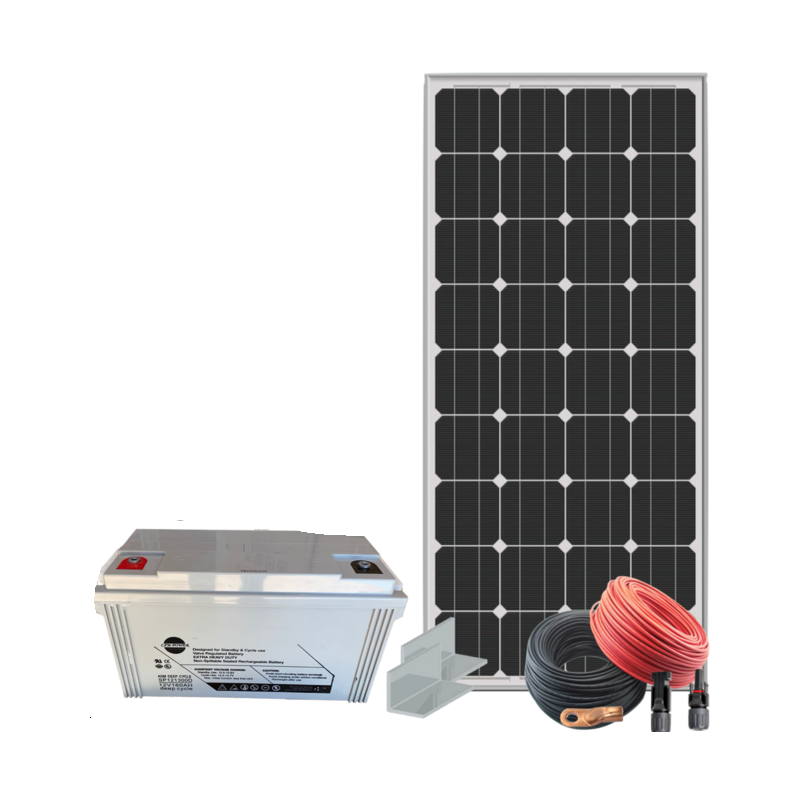 Kit solar completo para autocaravanas con panel 460W 24V para instalación a  12V