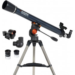 TELESCOPIO REFRACTOR AZUL...