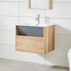 MUEBLE BAÑO HAYA GRIS SERIE...