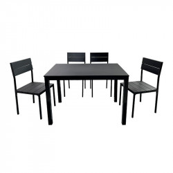 SET MESA DE COMEDOR Y 4...