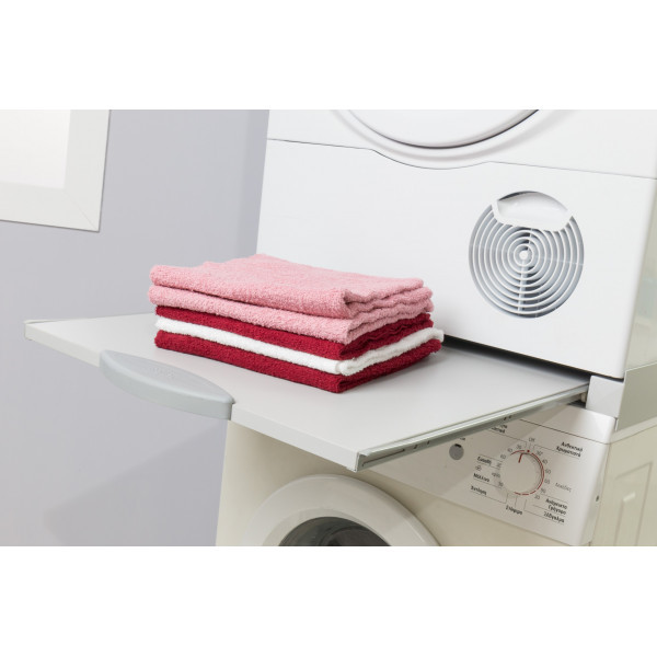 Soporte de secadora portátil de altura ajustable para lavadora, secadora,  estante de almacenamiento sobre lavadora, unidad de almacenamiento sobre