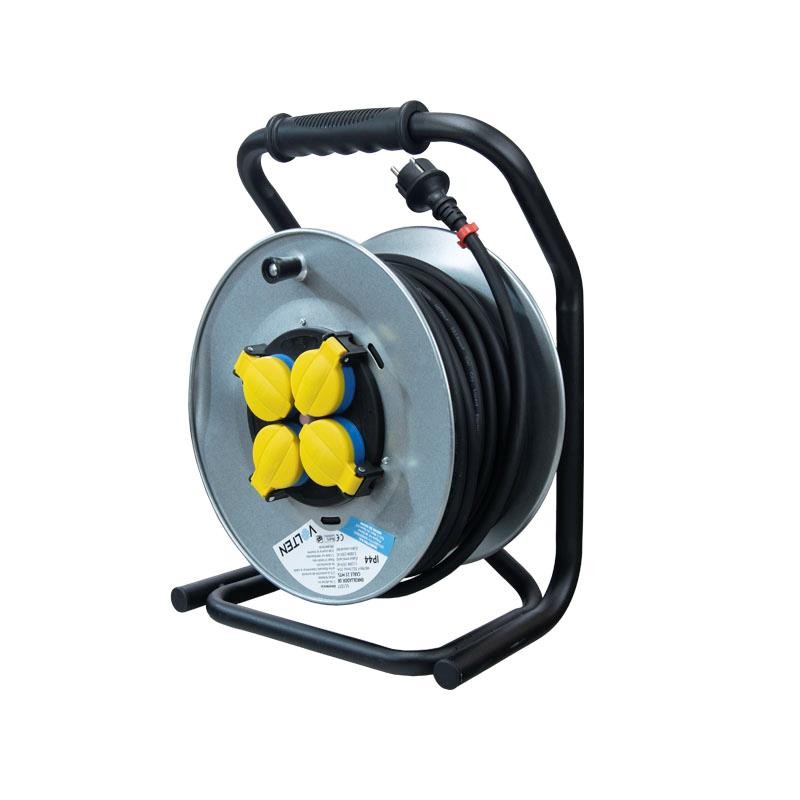 Cable alargador Voltec de 25' con tomas de corriente iluminadas. Cables de  alimentación de alta resistencia para exteriores de 12/3 300 voltios.