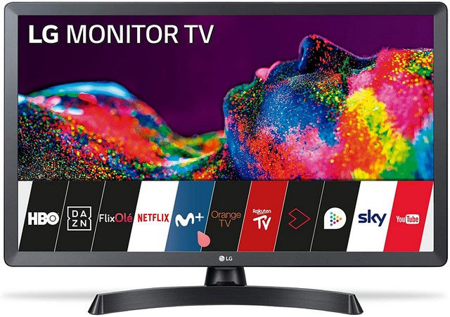 TELEVISOR SMART TV LG 28TN515S-PZ 28 PULGADAS SALIDA HDMI, SINTONIZADOR  SATELITE, TV + MONITOR